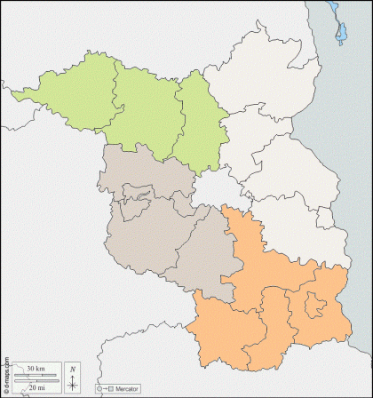 Landkreise Brandenburg - 4 in 1